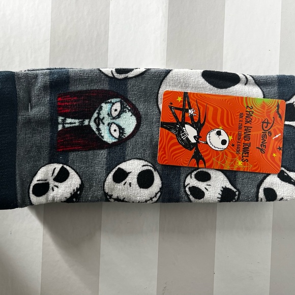 Disney Other - New 2 Pk Nightmare Before Christmas Hand Towels Gift Sally Jack Halloween 2022